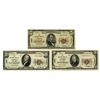 Image 1 : NY. National Bank of Cohoes, New York, Series of 1929, Ch# E-1347, T1 Issued Banknote Trio.