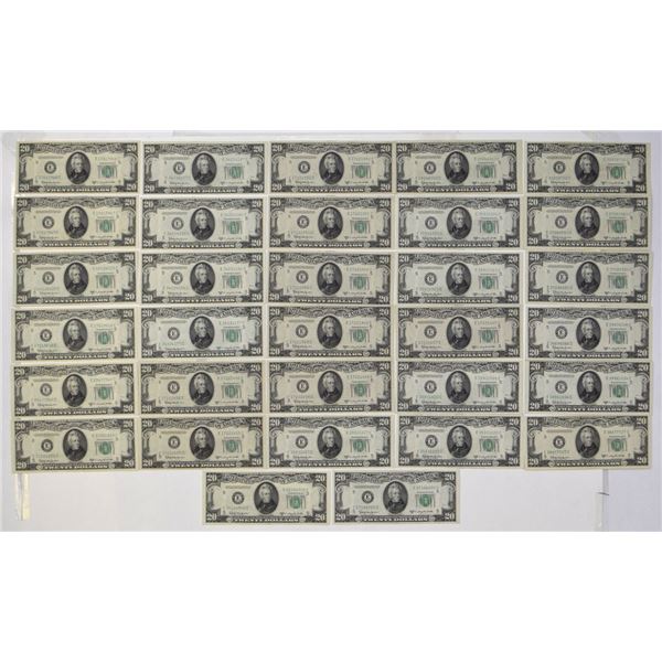U.S., U.S. F.R.N., $20, Series 1950D, Fr.# 2063-E, Banknote Group.
