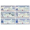 Image 1 : LA. U.S. Savings Bond, Series E "1776 Bicentennial 1976", 1978, Issued Bond Sextet.