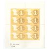 Image 1 : U.S. Department of Energy Gas Coupons, 1979, Underprint Proof Sheet.