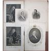 Image 1 : NY. Ulysses S. Grant and James Buchanan Vintage Engraved Portrait Quintet, ca.1850-60's.
