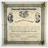 Image 1 : NY. Democratic National Committee, National Minute Men Committee, 1912, Member Certificate for elect
