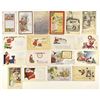 Image 1 : U.S., Christmas and Santa Claus Postcards, incl. Embossed, TuckÍs, and Figural Holiday Scenes | 1907