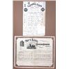 Image 1 : Canada. Sun Life Assurance Co. and Proof Sample Text, Numeral and Engraving Page from the Canada Ban