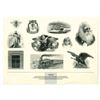 Image 1 : NY. American Bank Note Co., ca. 1920-50's Advertising Vignette Sheet.