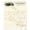 Image 1 : NY. Rawdon, Wright, Hatch & Edson Bank Note Engravers, 1856, Manuscript Letter with Intaglio Printed