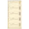 Image 1 : NY. Manhattan Co., ND (1860s), Uncut Sheet of 5 Revenue Imprinted Bank Checks with 2 Cents Violet RN