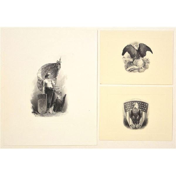 United States, ca. 19th Century, Vignette Trio.