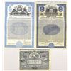 Image 1 : Bolivia, El Salvador & Chile Specimen Coupon Bond Trio, 1900 to 1928.