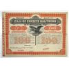 Image 3 : Chile. Banco Hipotecario de Chile and Caja de Credito Salitrero, ND (1900 and 1908), Specimen Bond P