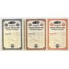 Image 1 : Ecuador. Banco de Credito Hipotecario, ND (1880 to 1920s), Specimen Coupon Bond Trio.