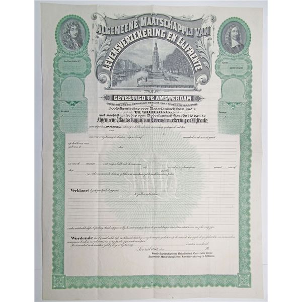 Algemeene Maatschappij van Levensverzekering en Lijfrente Bond, ca.1900-1920.