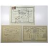 Image 2 : MA. ME.. Massachusetts and Maine National Bank Stock Certificate Trio, 1884 to 1897