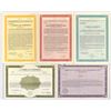 Image 1 : J. P. Morgan & Co. and Morgan Stanley & Co., ND (1980s) to 1988 Specimen Bond Quintet