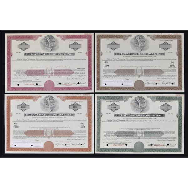 NY. Bulova Watch Company, Inc., Registered Bond Quartet, 1990.