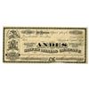 Image 1 : NV. Andes Silver Mining Co., 1876, I/U Stock Certificate Signed by Civil War General George S. Dodge