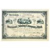Image 1 : UT. Stormont Mining Co. of Utah, 1887, I/U Stock Certificate.