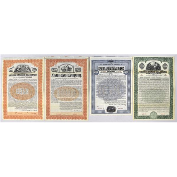 Coal Company Specimen Bond Quartet, 1905 to 1927.