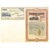 Image 1 : CA. California Railway & Sierra Railway Co., 1891 & 1904, Issued Certificate Pair.