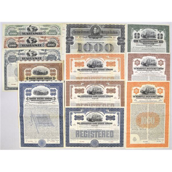 IN. Wabash; Indianapolis Union; and Lake Shore & Michigan Southern Railway Co., 1928 to 1946, Specim