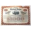 Image 1 : IA. Central Iowa Railway Co., 1879, Unique Specimen Coupon Bond.