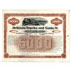 Image 1 : KS. Atchison, Topeka and Santa Fe Railroad Co., 1887, Specimen Bond.