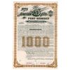 Image 1 : KS. Junction City and Fort Kearney Railway Co., 1884 Specimen Bond