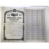 Image 2 : KS. St. Louis, Kansas and Arizona Railway Co., 1880, Unique Progress Proof Bond with Production Proo