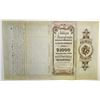 Image 2 : NY. Addison and Pennsylvania Railway Co., 1892, Specimen Coupon Bond Rarity.