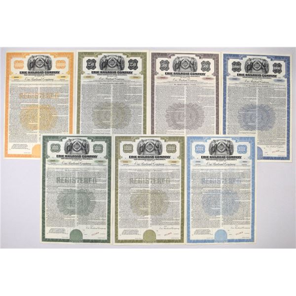 NY. Erie Railroad Co., 1941, Series A Coupon and Series B Registered Issues.