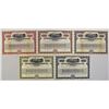 Image 1 : OH. Wheeling and Lake Erie Railway Co., ND (1917), Specimen Bond Assortment.
