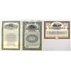 Image 1 : ME., MA., NH., & NY. Specimen Railroad Bond Trio, ca.1905 to 1933
