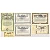 Image 1 : Railroad Related U/U and I/C Band and Share Certificates, 1879 to 1905.