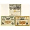 Image 1 : Railroad Stock Certificate Trio, 1867 to 1880s