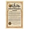 Image 1 : MO. Order of Railroad Telegraphers, 1919, I/U Mutual Benefit Membership Certificate