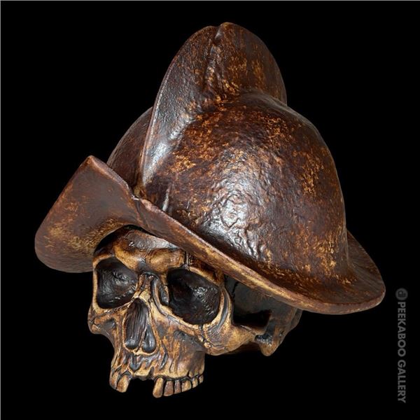 LOST TEMPLE TRADERS "THE LAST CONQUEST" SKULL MUG.