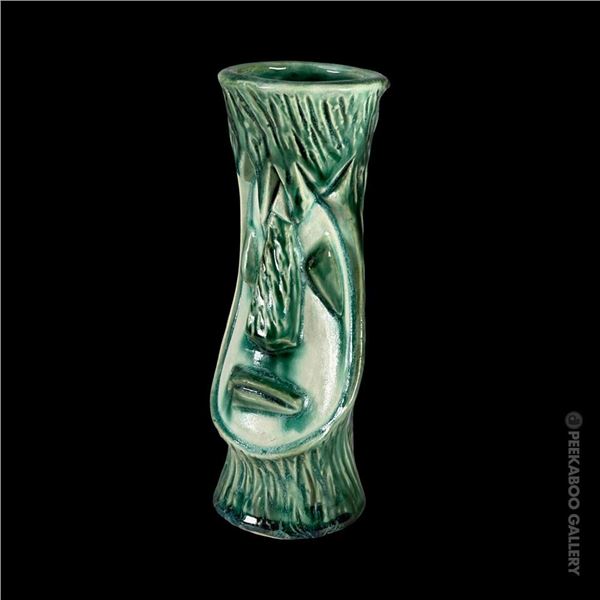 ARTIST'S PROOF MAX'S SOUTH SEAS HIDEAWAY "TIKI MAX" GREEN TIKI MUG.