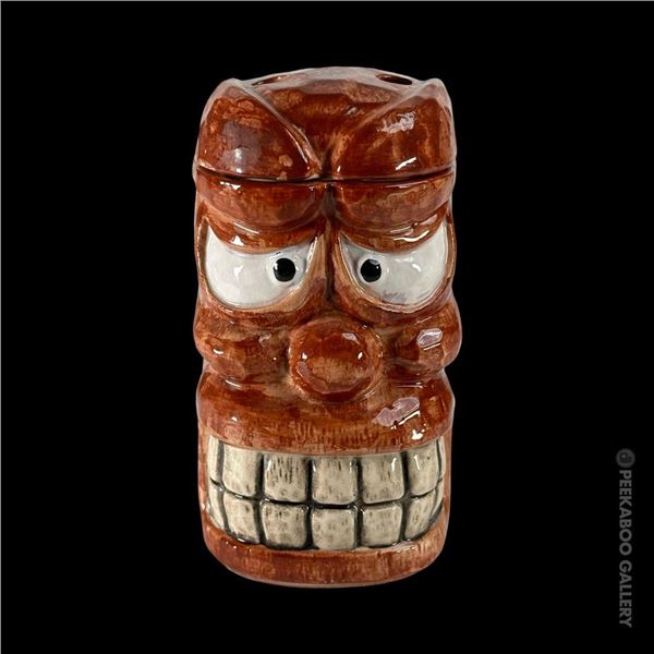THE ISLANDER "BIG SMILEY" TIKI MUG w/ LID.