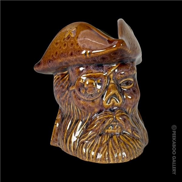 MUNKTIKI BLACKBEARD'S GHOST "ROTTING PLANK BROWN" TIKI MUG.