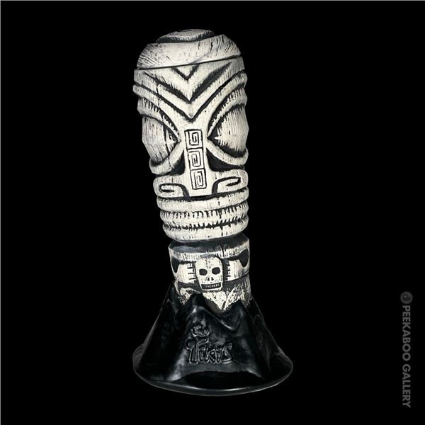 EXOTIKON "THE TIKIS" - BONE WIPE COLORWAY FESTIVAL TIKI MUG.
