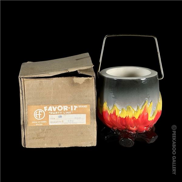 RARE MAUNA LOA DETROIT "FIRE CAULDRON" MUG with ORIGINAL BOX.