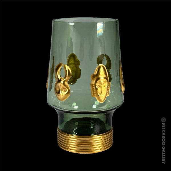RARE TRADER VIC'S "VOODOO TUMBLER" GOBLET.