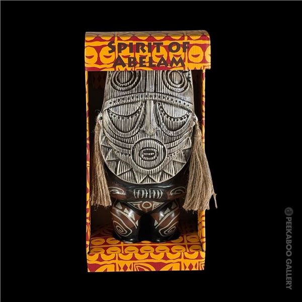 TRADER VIC'S & GECKO "SPIRIT OF ABELAM" TIKI MUG IN ORIG. BOX.