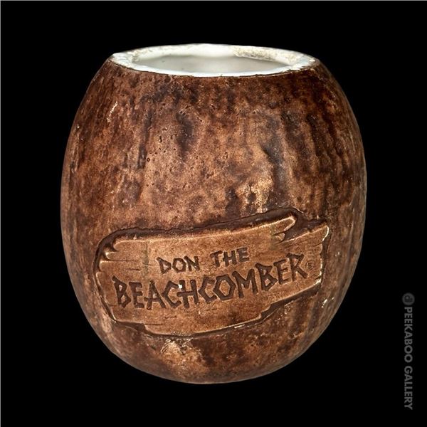 RARE DESERT CERAMICS DON THE BEACHCOMBER COCONUT MUG.