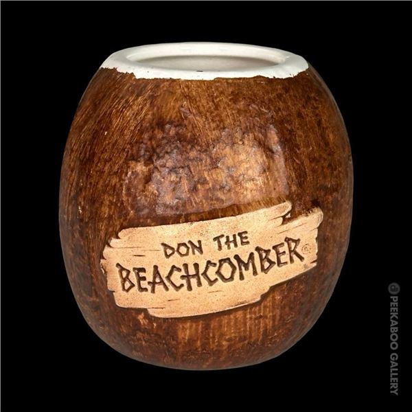 DESERT CERAMICS DON THE BEACHCOMBER COCONUT MUG.