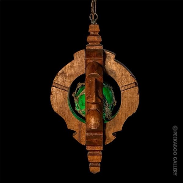 WITCO INSPIRED HANGING SWAG GLASS FLOAT LAMP BY SMOKIN TIKIS.