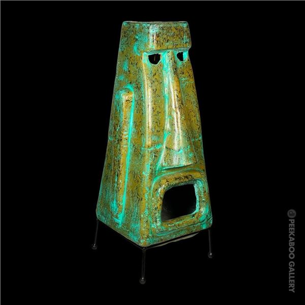 SHAG LIMITED EDITION FULL-SIZE "MOAHA" CHIMINEA w/ STAND.
