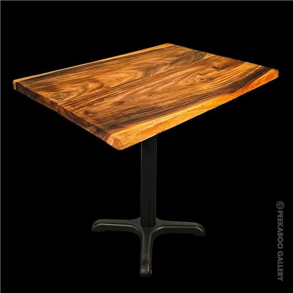 ULTRA RARE - MONKEYPOD WOOD COCKTAIL TABLE FROM "THE LANAI" SAN MATEO.