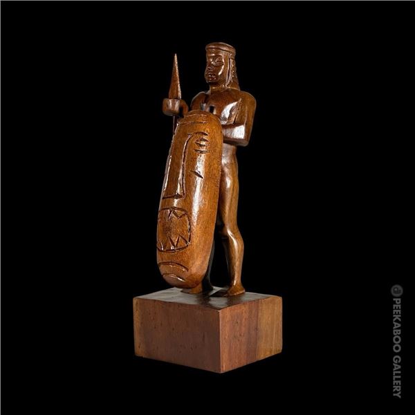 NOVELTY "HAWAIIAN WARRIOR" GAG FIGURE w/ PHALLUS.