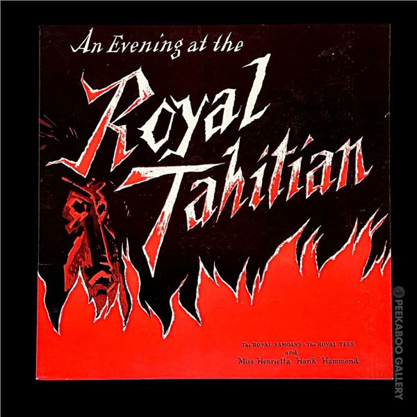 CRAZY RARE - "AN EVENING AT THE ROYAL TAHITIAN" LIVE LP RECORD ALBUM.